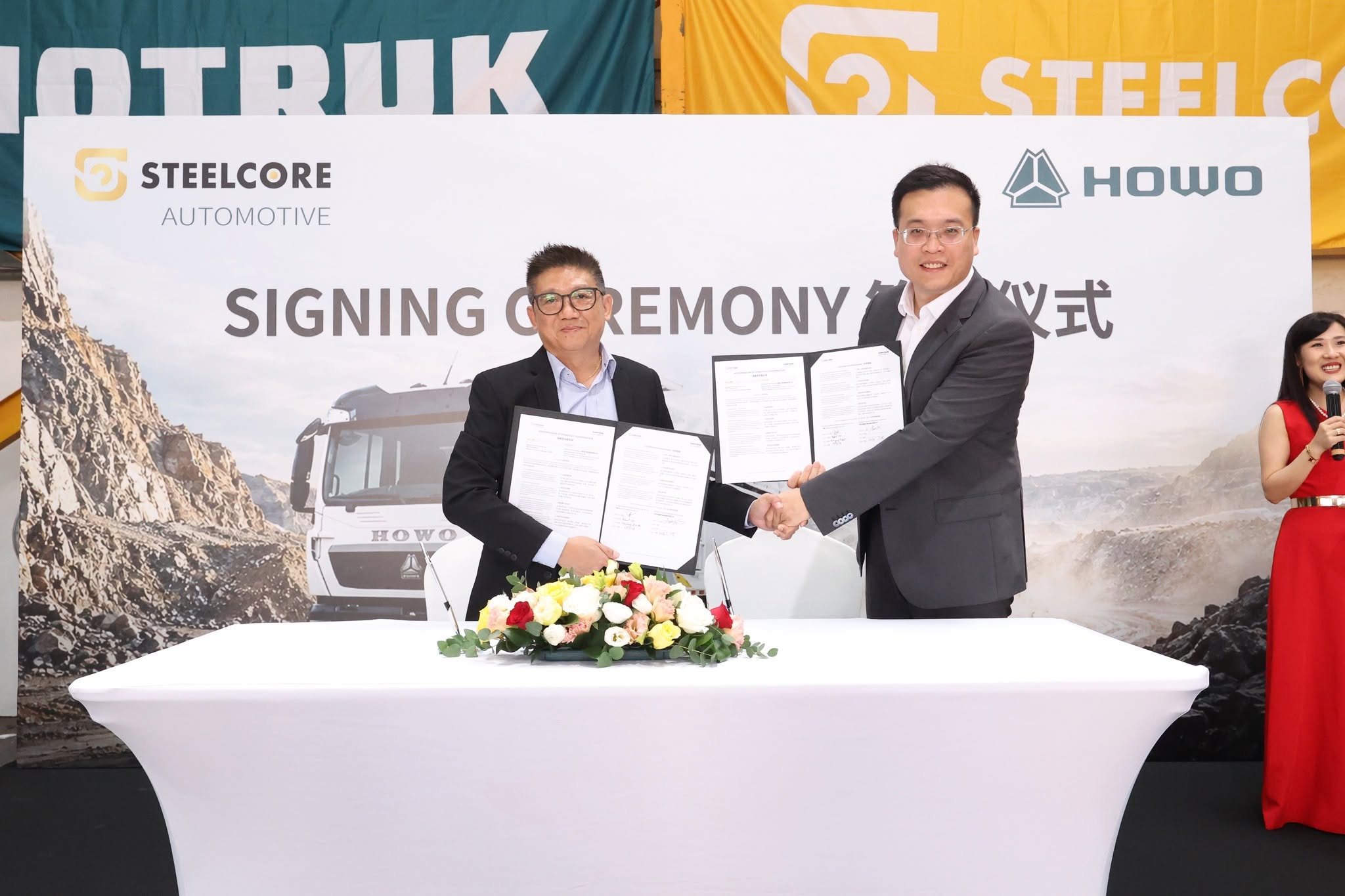 Steelcore Automotive and SINOTRUK Sign Strategic Partnership
